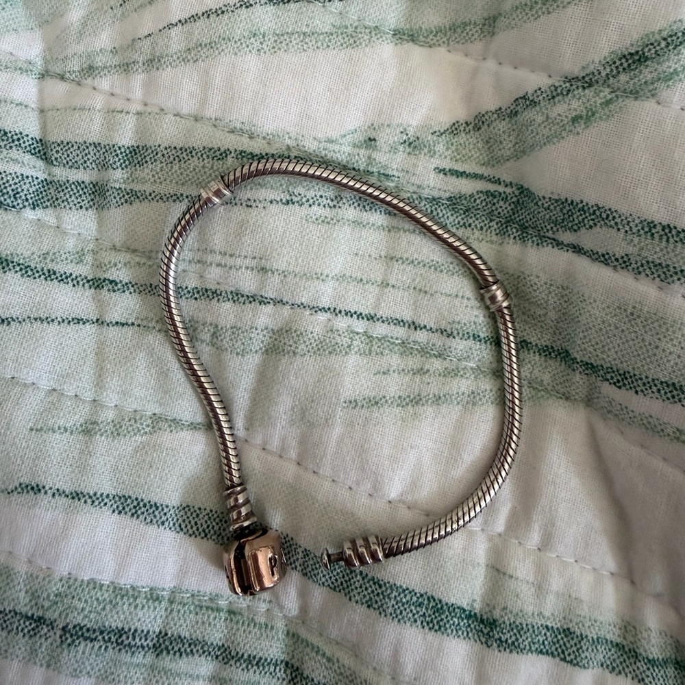 Pandora Silver and Gold-Tone Bracelet